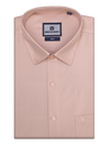 Mens Taffeta Relax Fit Peach Colour Shirt Zest