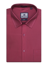 Mens Taffeta Relax Fit Light Maroon Colour Shirt Zest