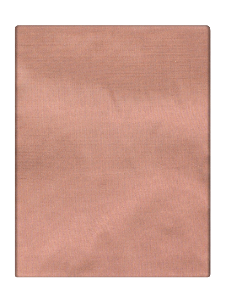 Men's Premium Art Silk Dark Copper Shirt Bit with Copper Jari Border Dhoti Combo Cherished Moments