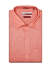 Men’s Premium Yarn Dyed Oxford Regular Fit Orange Shirt Kendar