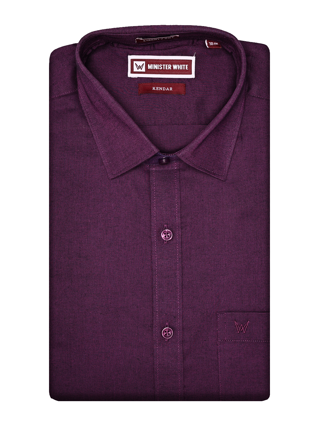 Men’s Premium Yarn Dyed Oxford Regular Fit Wine Shirt Kendar