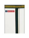 Mens Cotton White Single Layered with Mayilkhan Border Dhoti - Kesalam