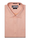 Men's Premium Cotton Regular Fit Light Orange Shirt Kotas