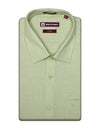 Men's Cotton Regular Fit Light Lime Green Shirt Kron