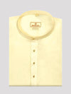 Men's Arts Silk Regular fit Full Sleeves Kurta Sadabahar Cream