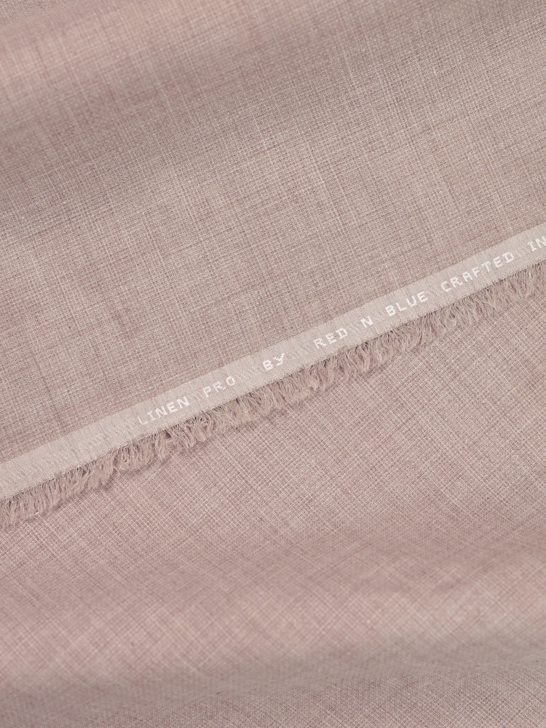 Mens Plain Cotton Linen Taupe Color Shirting Linen Leaf