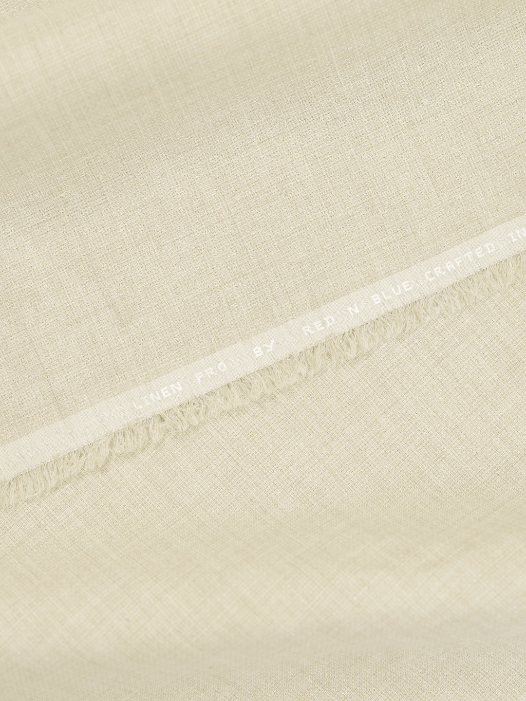 Mens Plain Cotton Linen Half White Color Shirting Linen Leaf