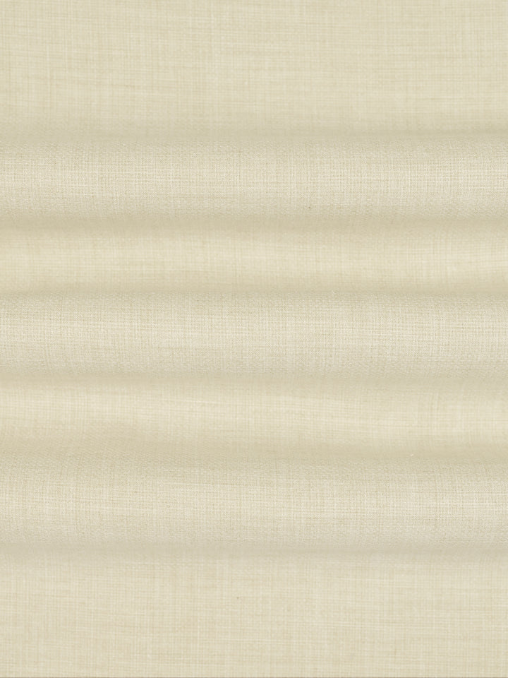 Mens Plain Cotton Linen Half White Color Shirting Linen Leaf
