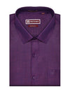 Men's Premium Cotton Linen Regular Fit Violet Shirt Mandala