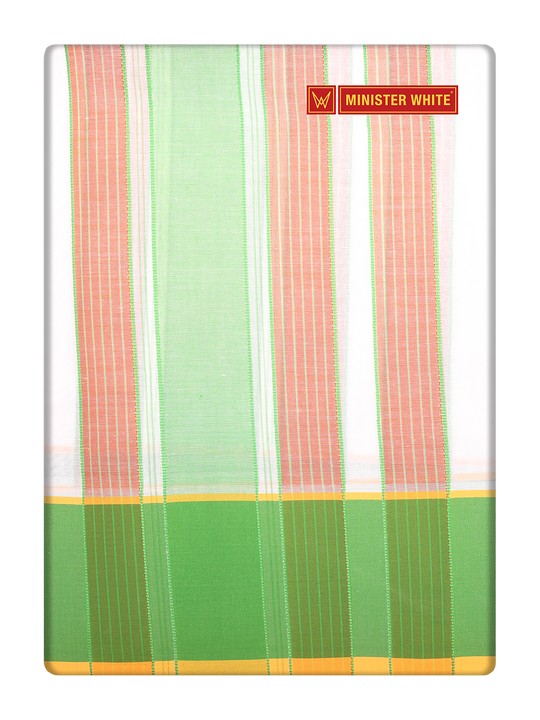 Men's Cotton Assorted Border Panchakacham Adinarayan Km 9 X 5