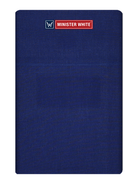 Men's Cotton Blue Color Single Layered Dhoti with Assorted Border Asian