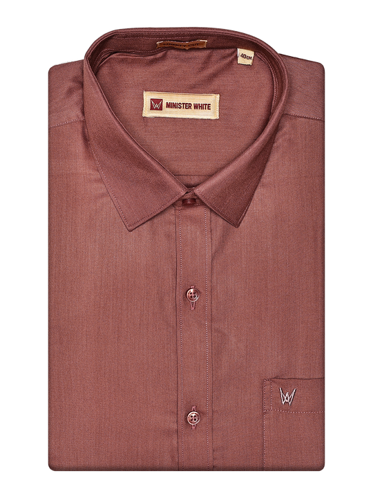Men's Cotton Brown Color Shirt Miracle