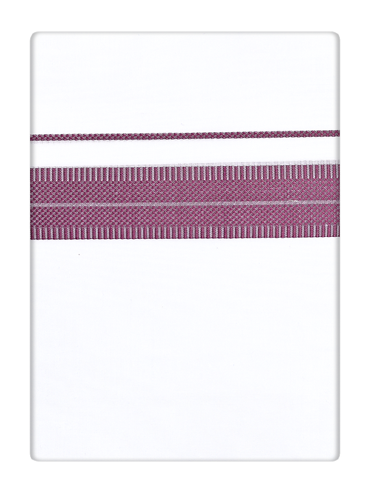 Men Cotton Burgundy Color Dhoti Miracle