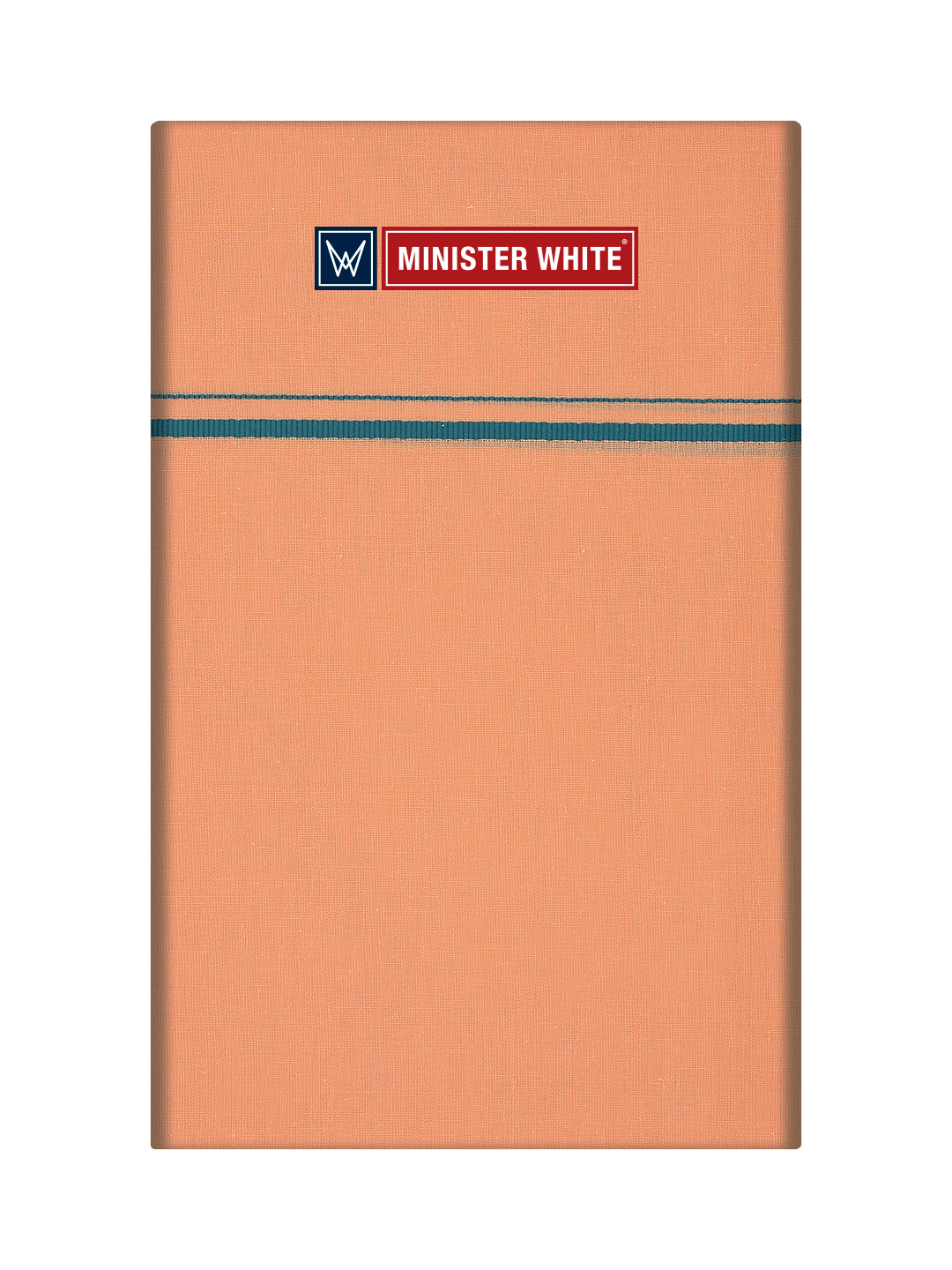 Men's Cotton Light Kavi Color Single Layered Dhoti with Assorted Border Bhoomi