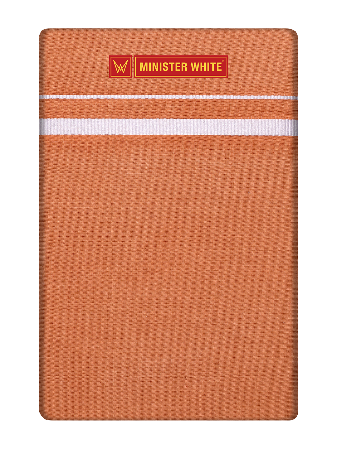 Men's Cotton Light Kavi Single Layered Dhoti with Assorted Border Karunsagar