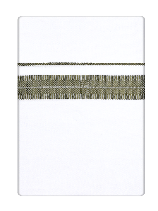 Men's Cotton Olive Green Color Border Dhoti Miracle