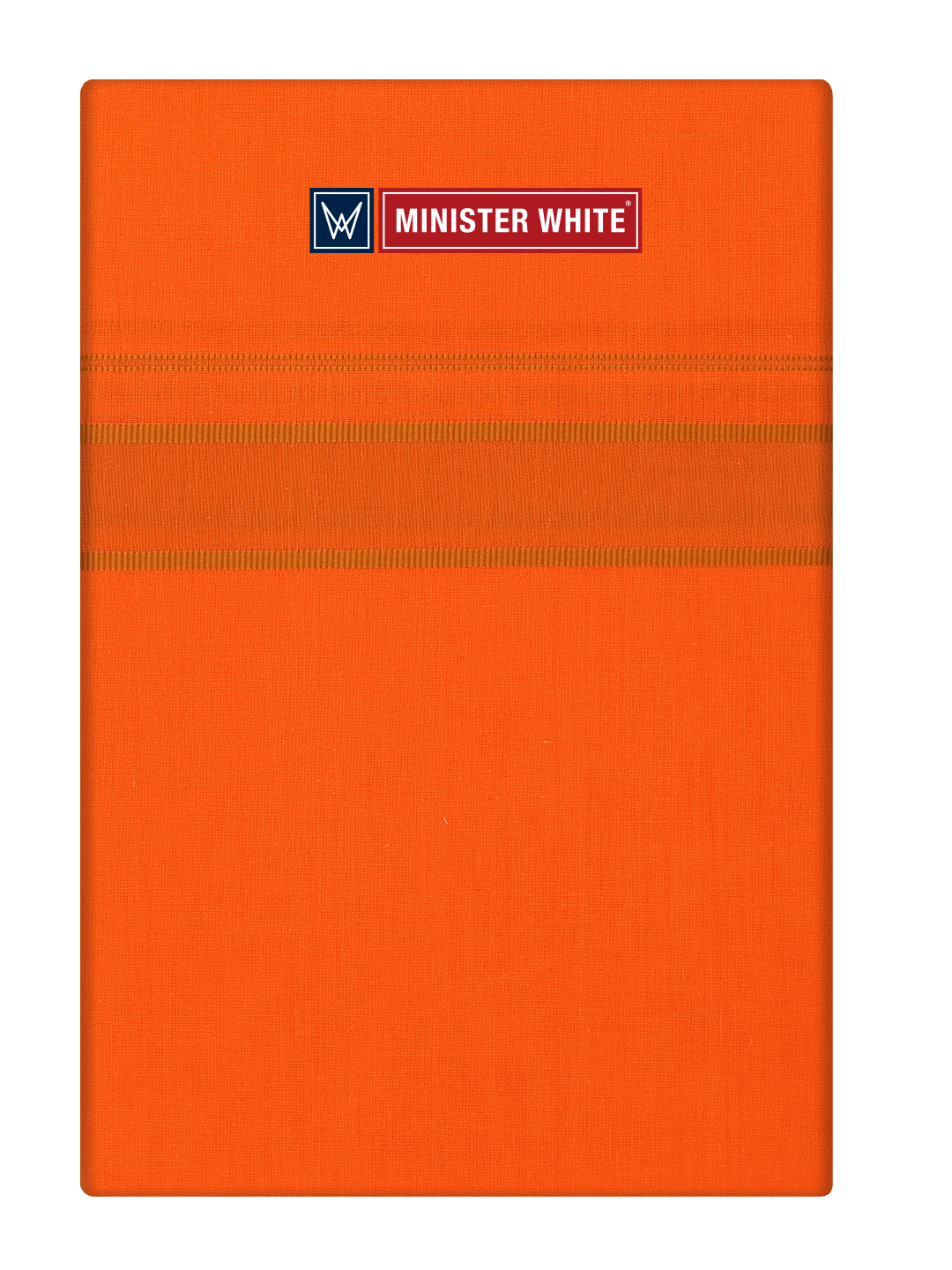 Men's Cotton Orange Color Single Layered With Big Assorted Border Dhoti Govind