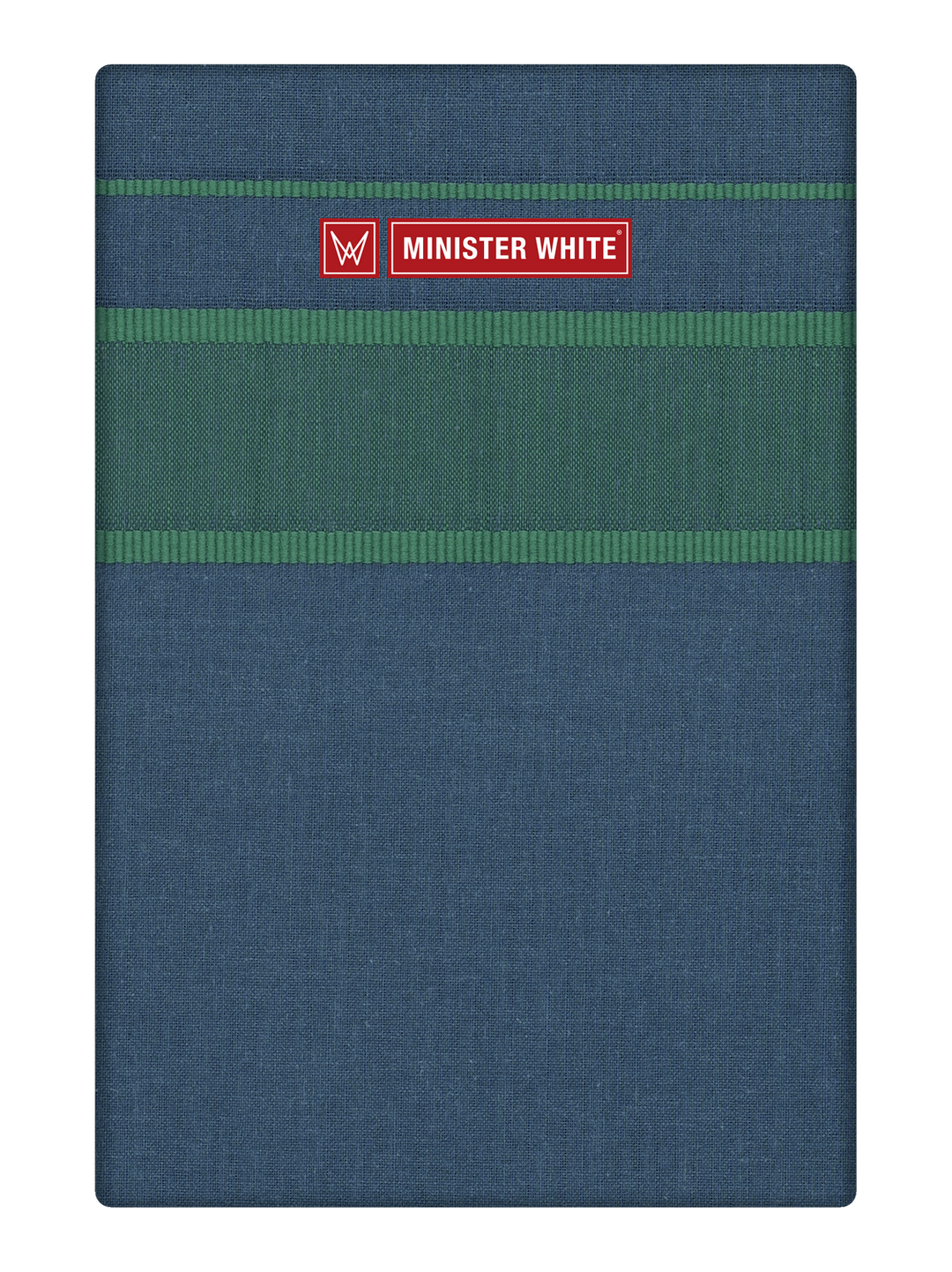 Men's Cotton Peacock Color Single Layered Dhoti with Big Assorted Border Govind