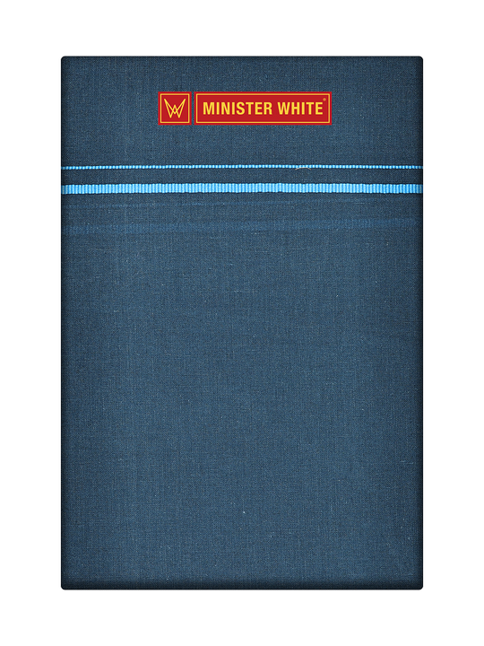 Men's Cotton Peacock Color Single Layered Dhoti with small Assorted Border Bhoomi