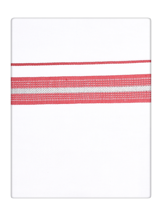 Men's Cotton Pink Color Matching Border Dhoti Hazel