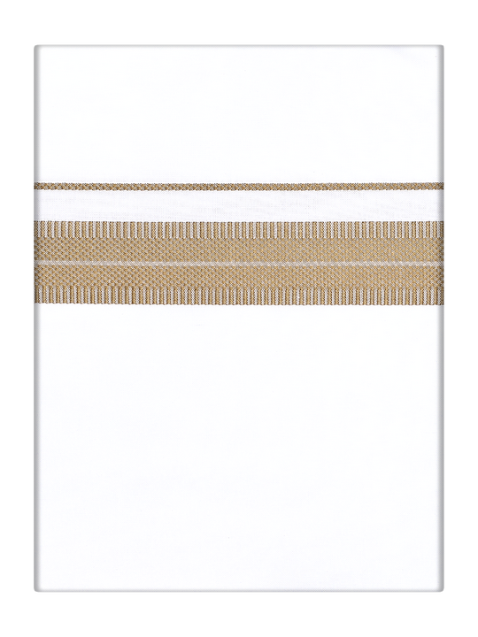 Men's Cotton Sand Color Border Dhoti Miracle