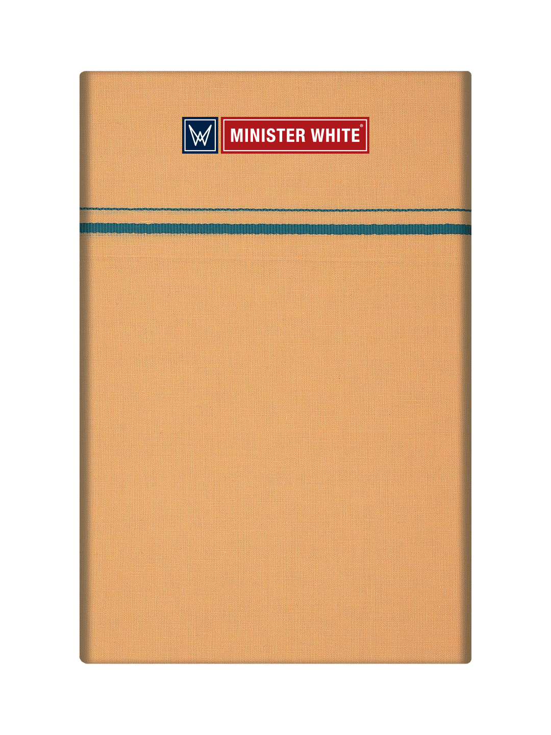 Men's Cotton Sandal Color Single Layered Dhoti with small Assorted Border Bhoomi