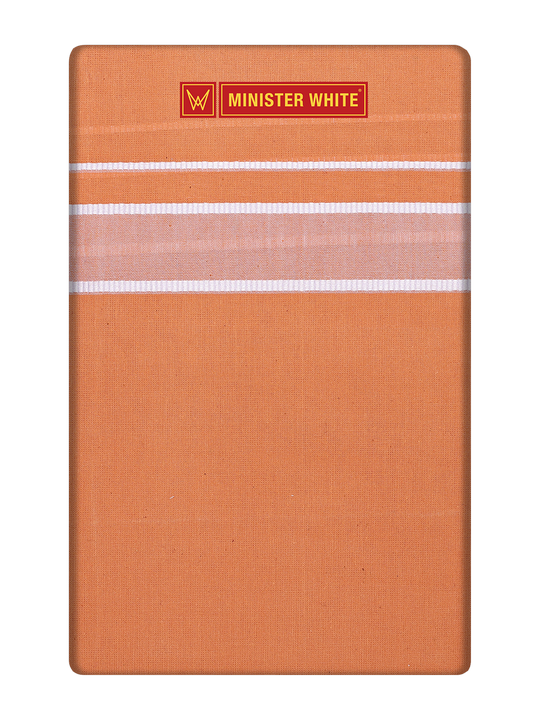 Men's Light Kavi Cotton Single Layered Dhoti with Assorted Border Ponmala