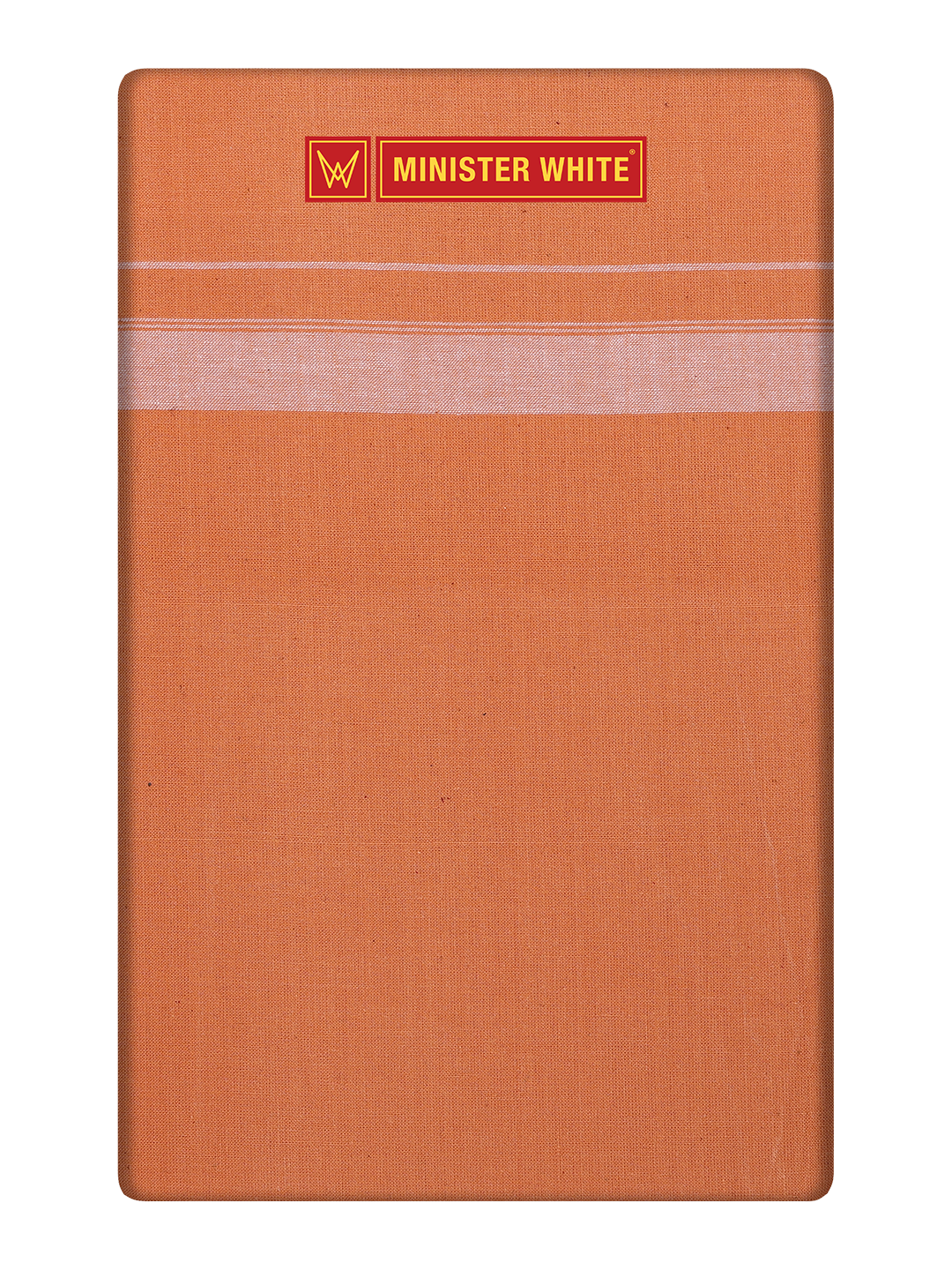 Men's Light Kavi Cotton Single Layered Dhoti with Assorted Border Visnhusudan