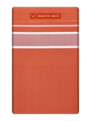 Men's Medium Kavi Cotton Single Layered Dhoti with Assorted Border Ponmala