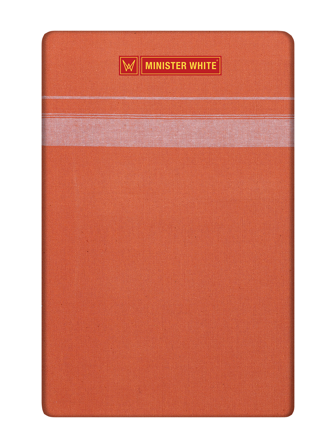 Men's Medium Kavi Cotton Single Layered Dhoti with Assorted Border Visnhusudan