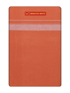 Men's Medium Kavi Cotton Single Layered Dhoti with Assorted Border Visnhusudan