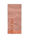 Men's Premium Art Silk Dark Copper Shirt Bit with Copper Jari Border Dhoti Combo Cherished Moments
