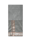 Men's Premium Art Silk Steel Grey Shirt Bit with Silver Jari Border Dhoti Combo Cherished Moments