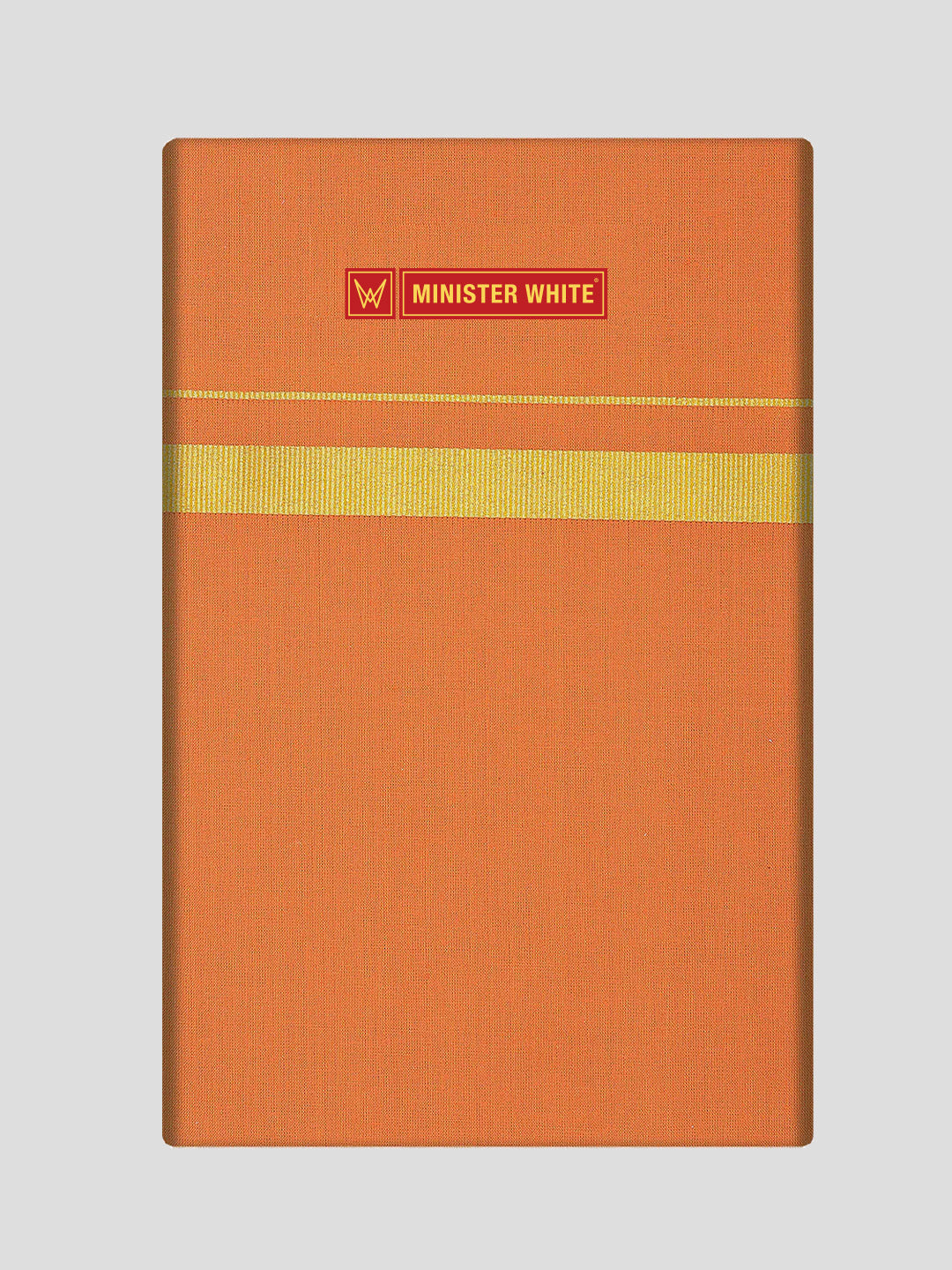 Men's Cotton Dark Kavi Color Single Layered Dhoti with Assorted Border - Vintage