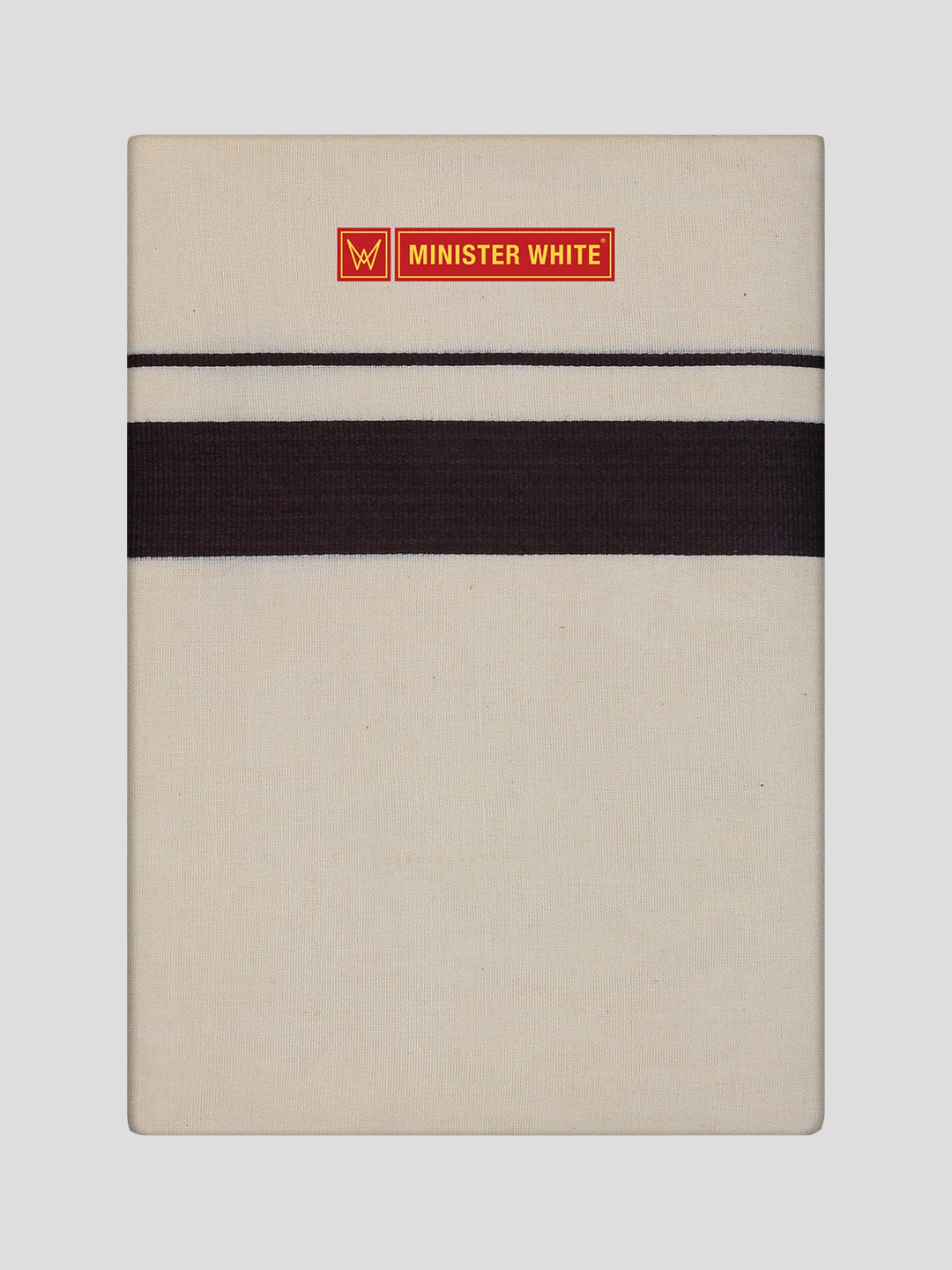 Men's Cotton Kara Coffee Brown Fancy Border Double Layer Dhoti Taliparamba