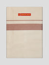 Men's Cotton Kara Light Brown Fancy Border Double Layer Dhoti Taliparamba