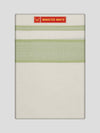 Men's Cotton Kara Light Green Fancy Border Double Layer Dhoti Uppala