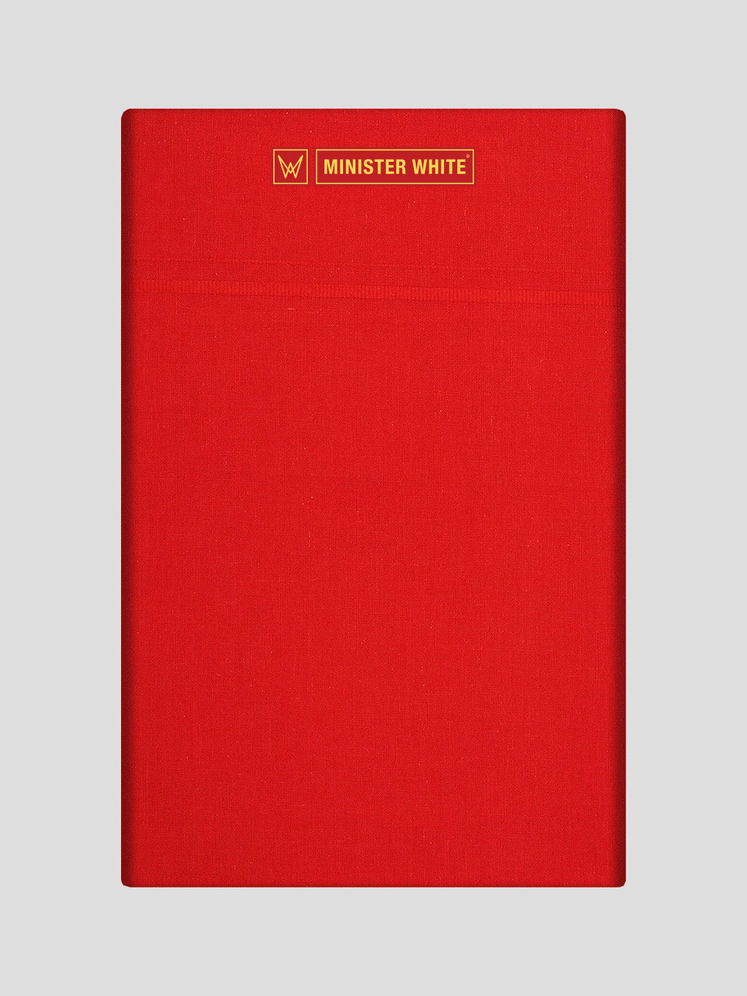 Men's Cotton Red Color Single Layered Dhoti with Assorted Border Asian