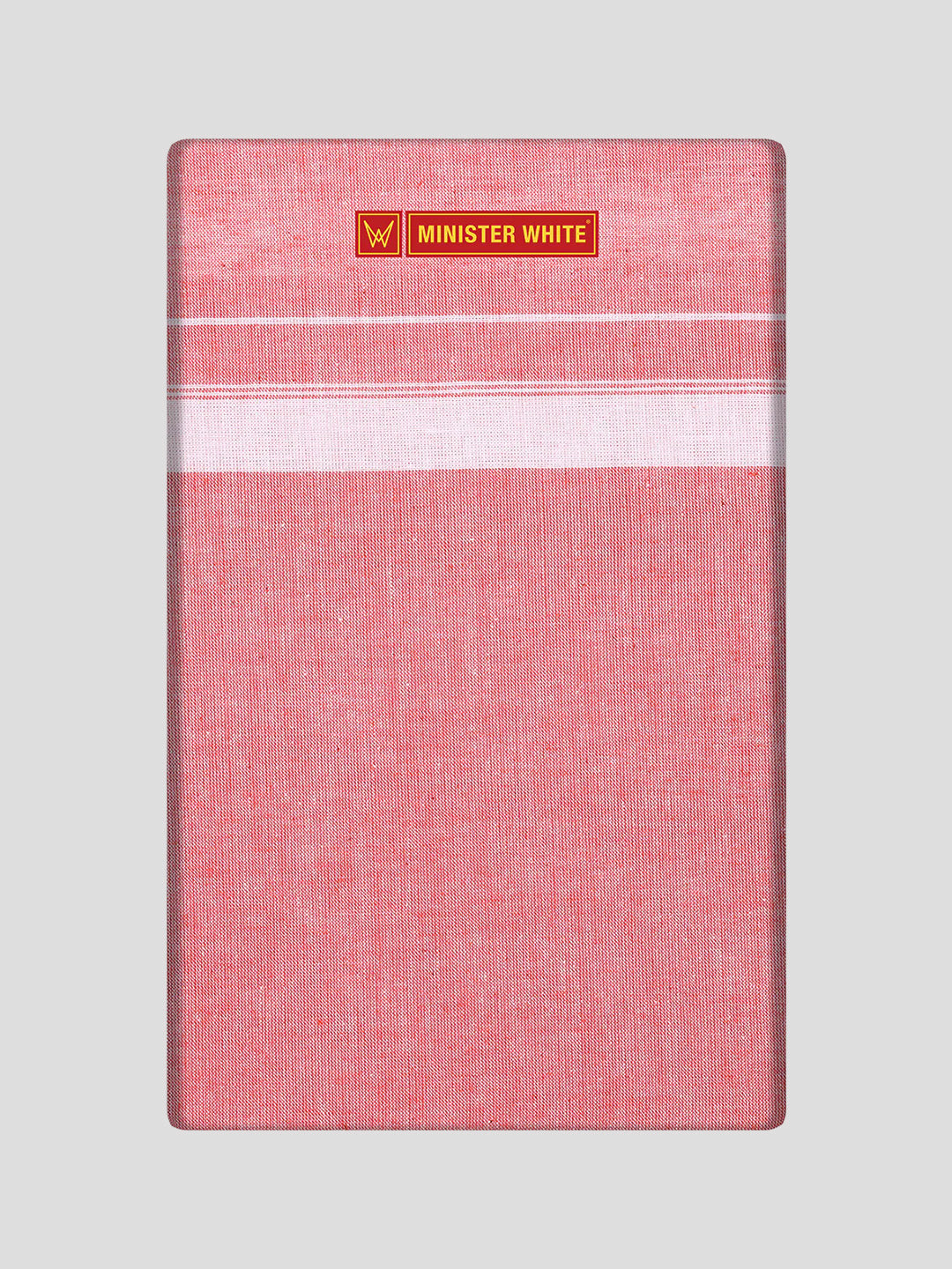 Men's Cotton Single Layered Dhoti with Assorted Border Lawson Mix