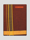 Men's Cotton Single Layered Dhoti with Gold Border Mix Gurubaran