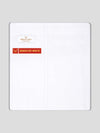 Men's Cotton White Color Single Layered with White Border Flexi Dhoti - Birbal Flexi