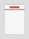 Men's Cotton White Double Layered Small Border Dhoti - Konark