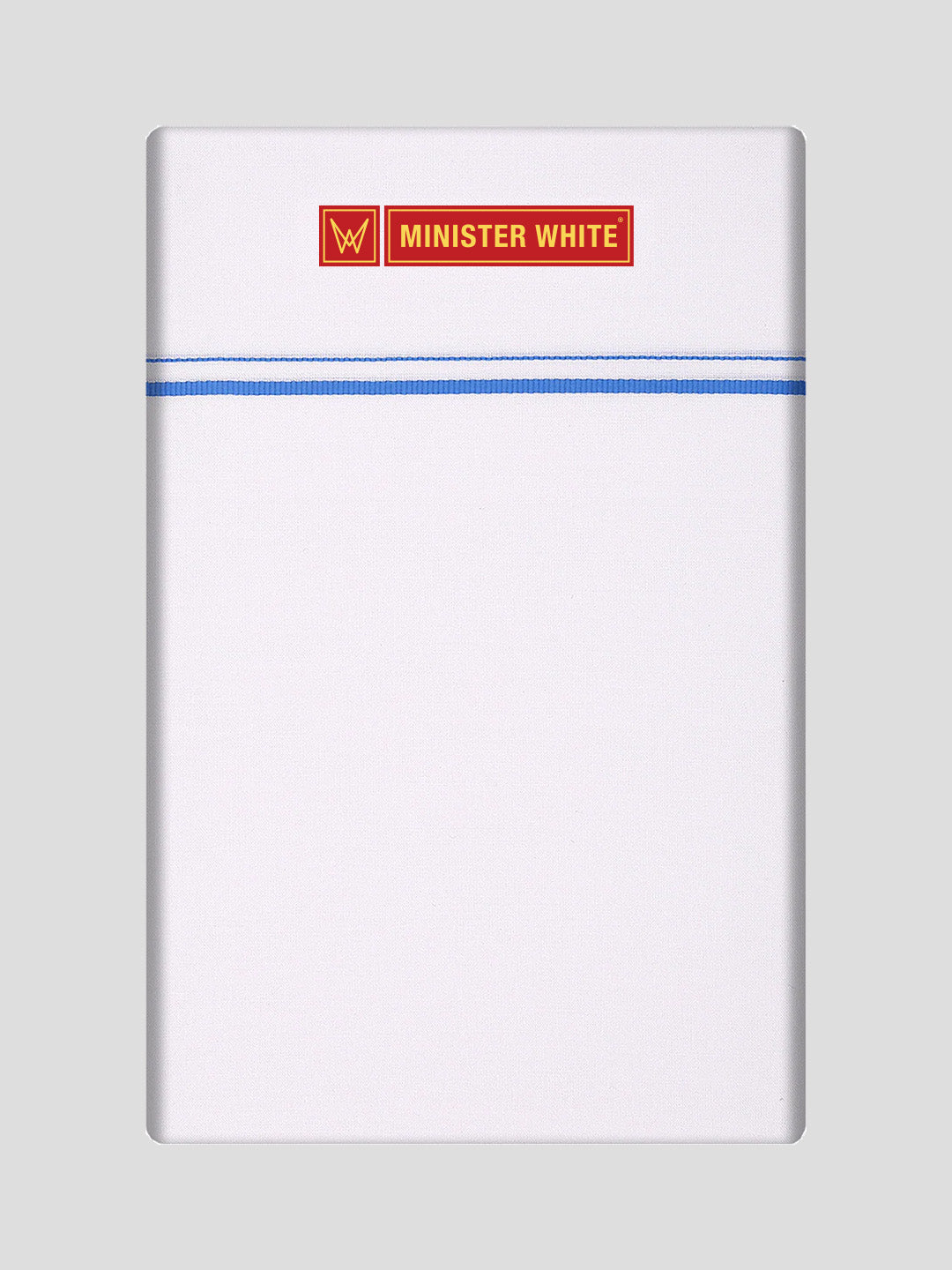 Men's Cotton White Double Layered Small Border Dhoti - Krishnadev