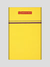 Men's Cotton Yellow Color Single Layered Dhoti with Assorted Border - Bhoomi