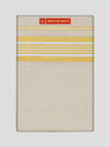 Men's Cream Cotton Kara Fancy Gold Jari Border Double Layer Dhoti Haridwar 82985