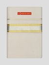 Men's Cream Cotton Kara Gold and Silver Jari Border Double Layer Dhoti Suryaputhri 15717