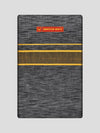 Men's Grey Cotton Single Layered Dhoti with Gold Border Riddhish