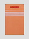Men's Light Kavi Cotton Single Layered Dhoti with Assorted Border Ponmala