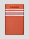 Men's Medium Kavi Cotton Single Layered Dhoti with Assorted Border Ponmala