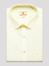 Mens Art Silk Cream Wedding Shirt Vivagam